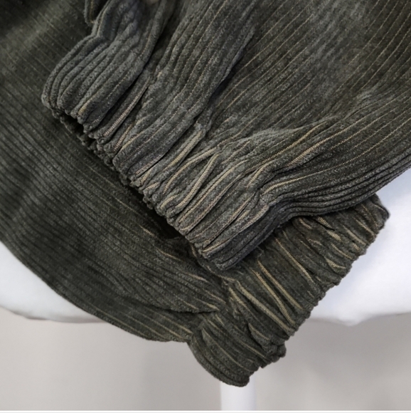 Zaful Corduroy Crop Hooded long sleeve top - Picture 14 of 16